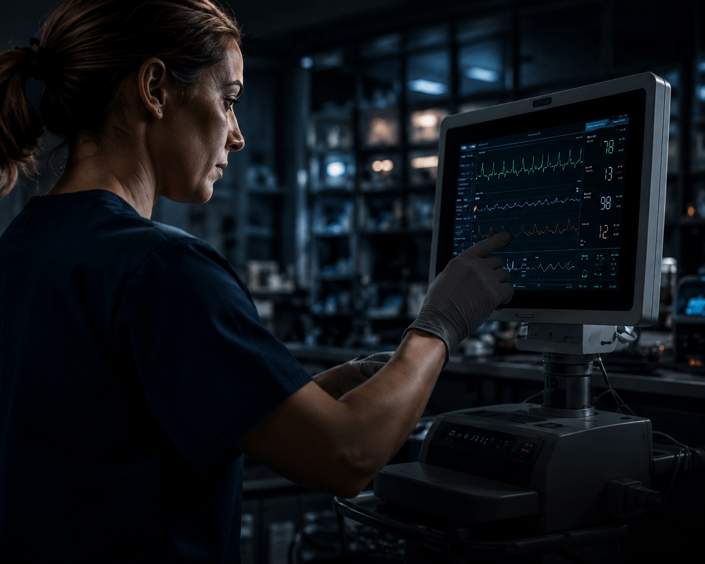 Editorial visual for healthcare and human performance